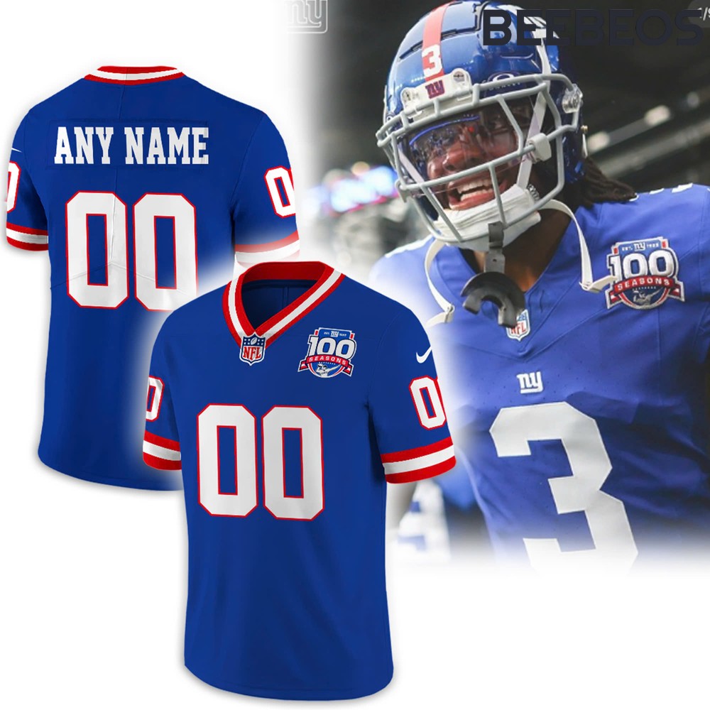 New York Giants 2nd Alternate 100 Seasons Jersey