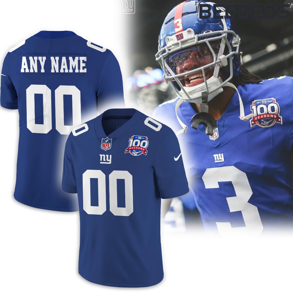 New York Giants NFL Draft First Round 100 Seasons Version Jersey