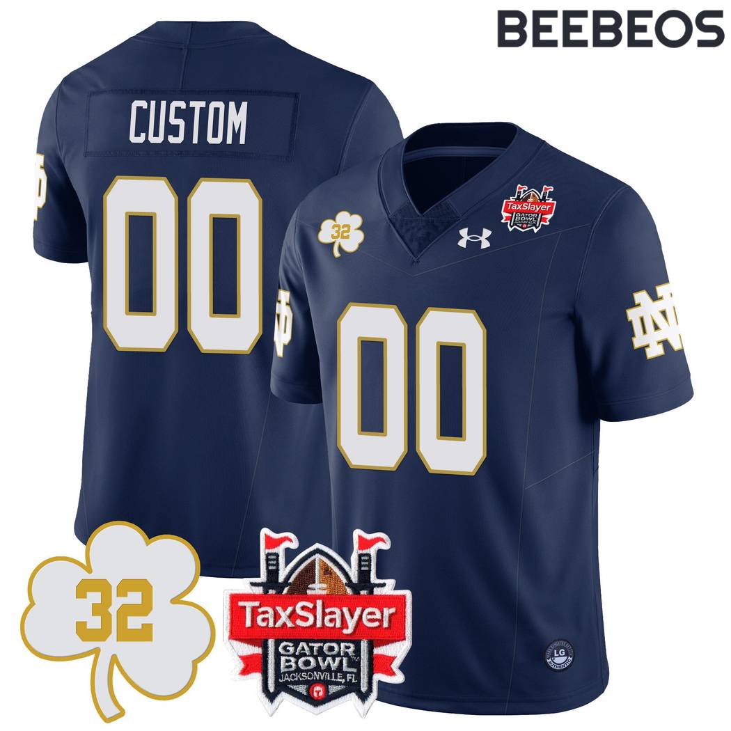 Notre Dame Fighting Irish TaxSlayer Gator Bowl Football Jersey