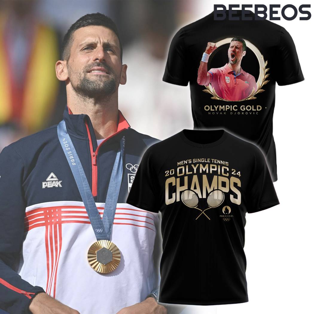 Novak Djokovic Olympic Gold Medal Limited Shirt