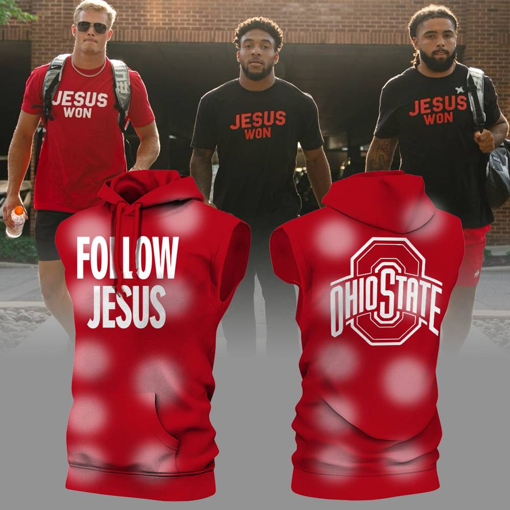 Ohio State JESUS WON 2024 Sleeveless Hoodie