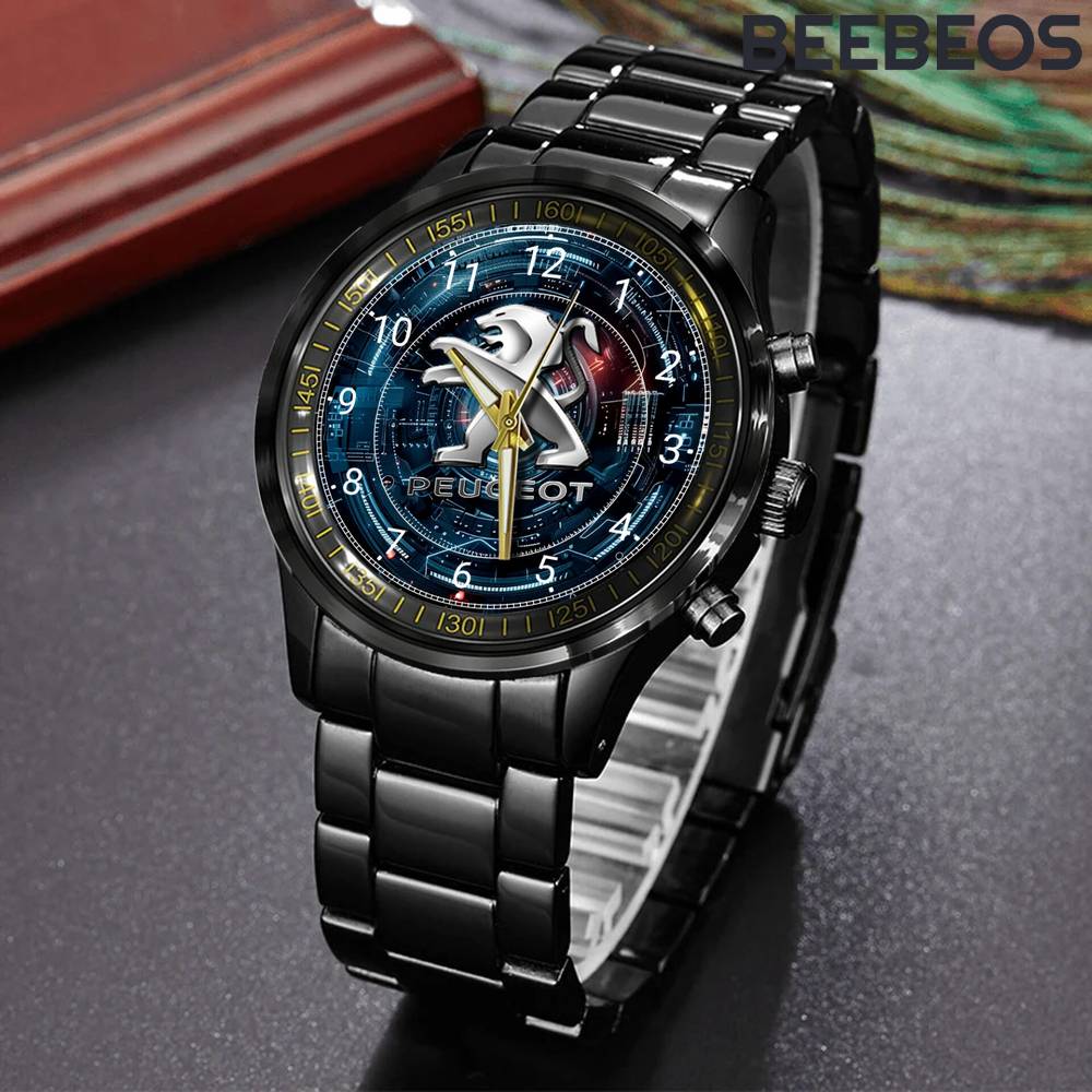 Peugeot Motors Stainless Steel Watch