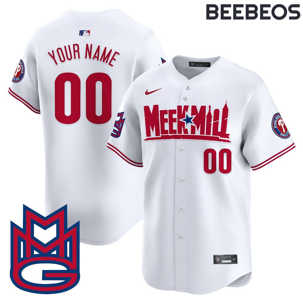 Philadelphia Phillies Meek Mill Baseball Jersey