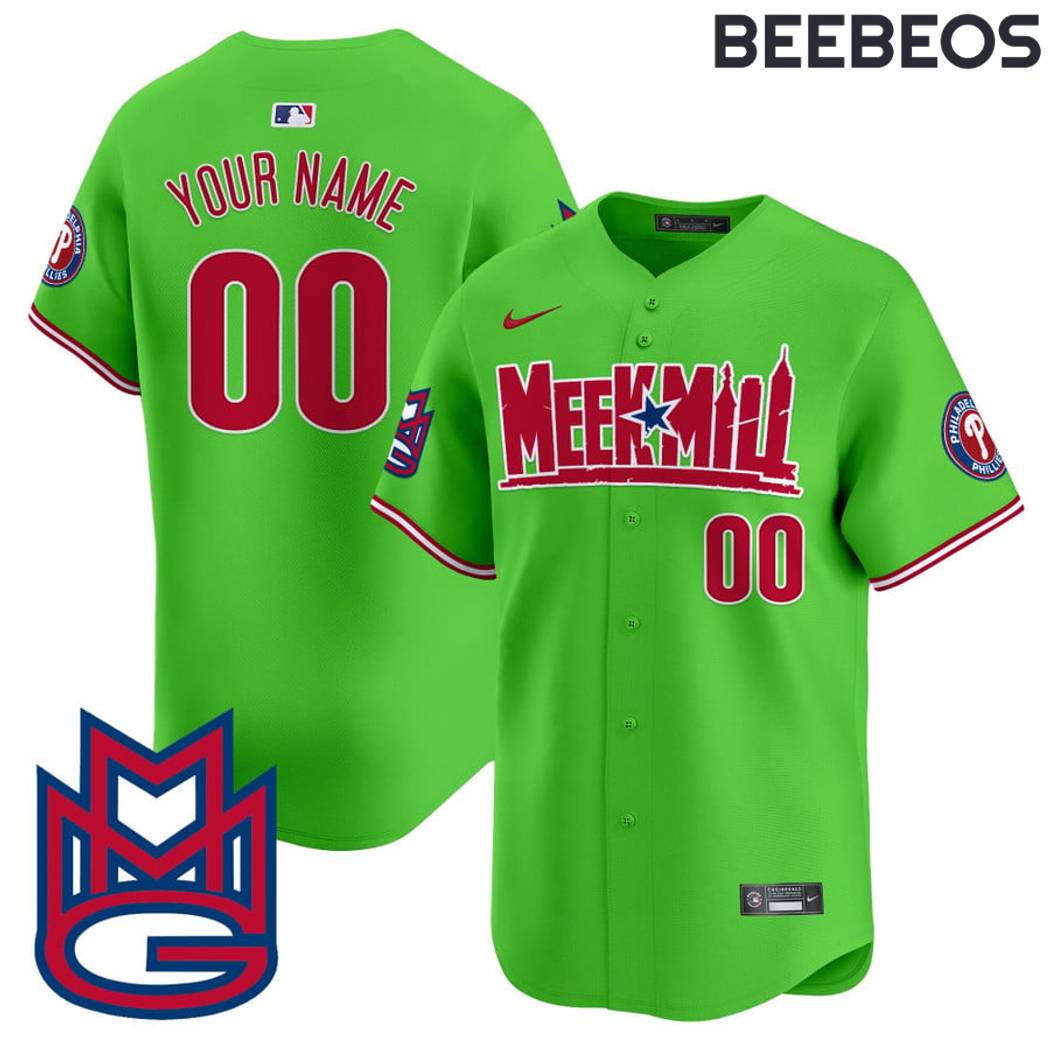 Philadelphia Phillies Meek Mill Baseball Jersey