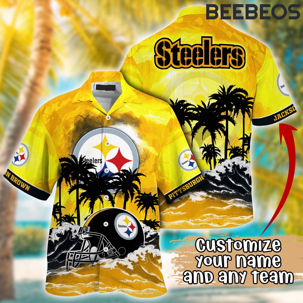 Pittsburgh Steelers Aloha Hawaiian Shirt