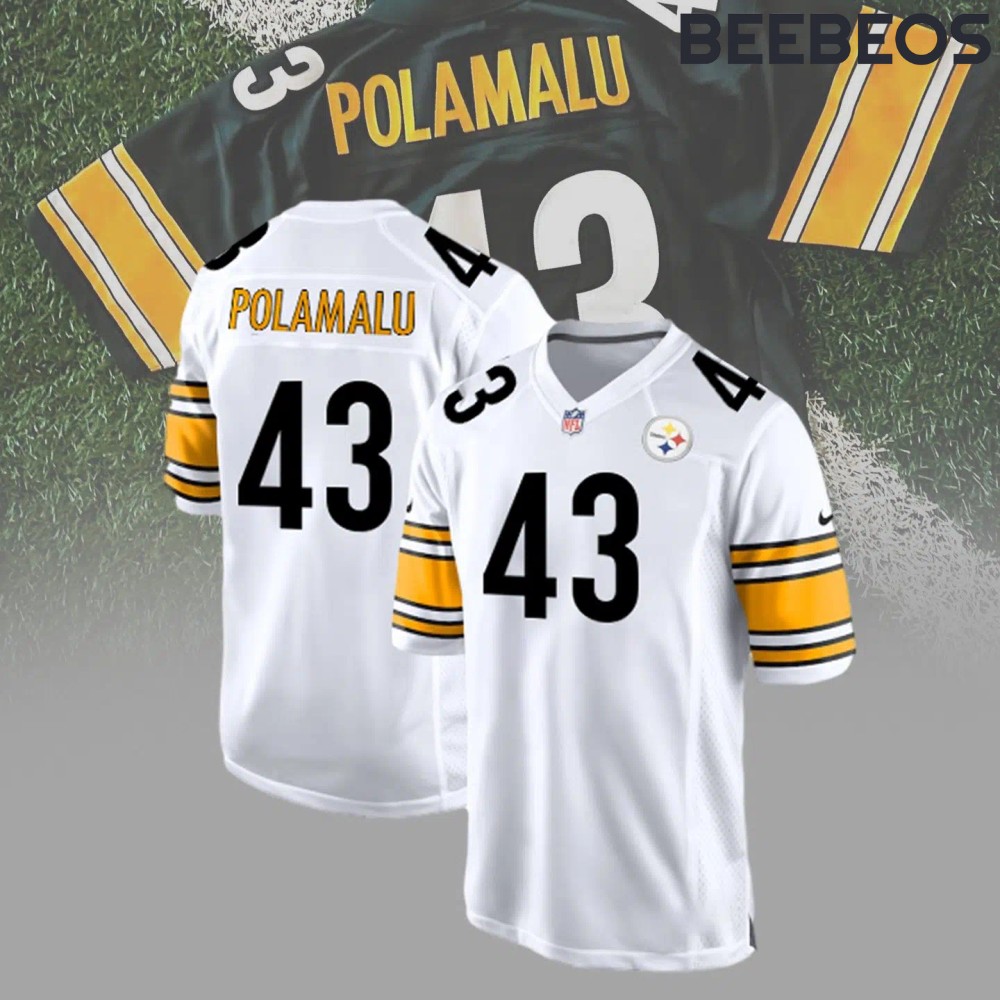 Pittsburgh Steelers “POLAMALU” Football Jersey