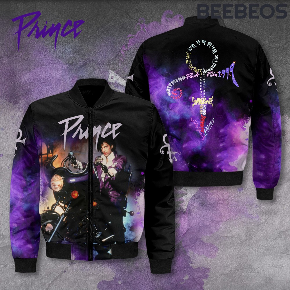 Prince Purple Bomber Jacket