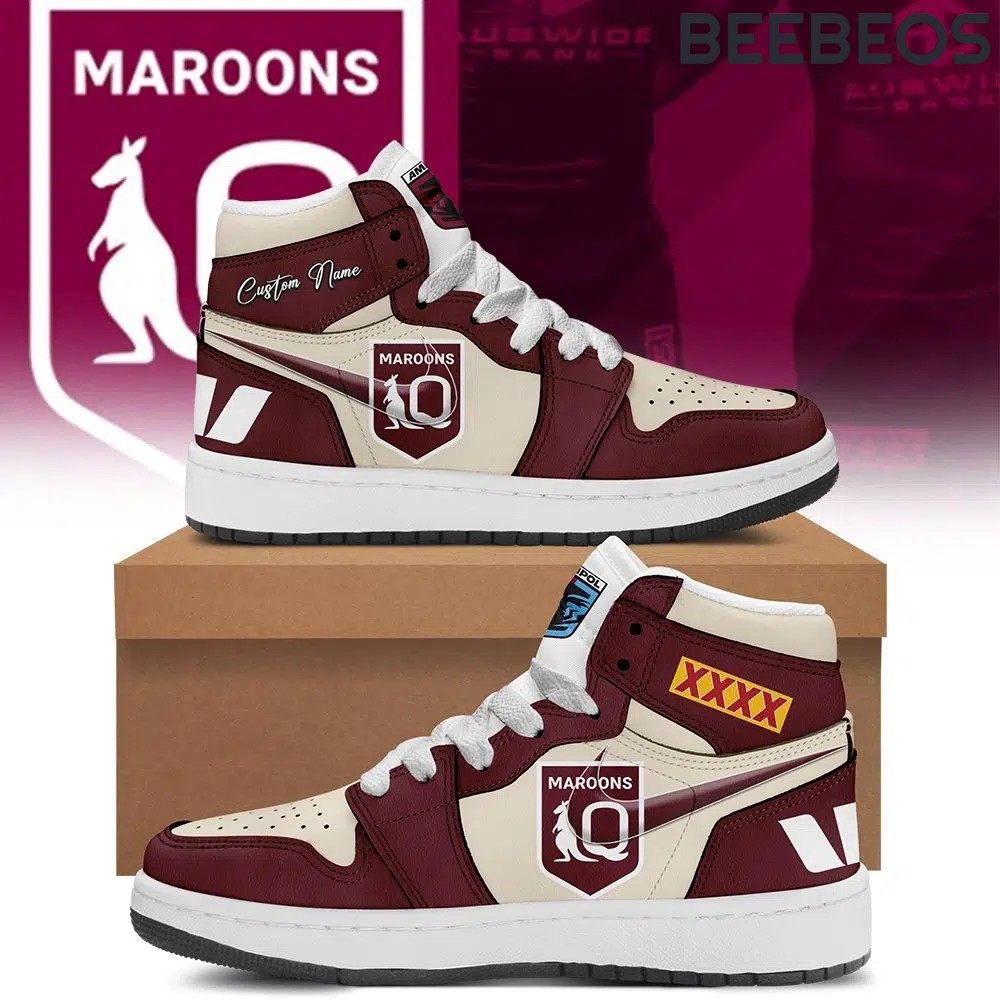 Queensland Maroons Personalized Air Jordan 1