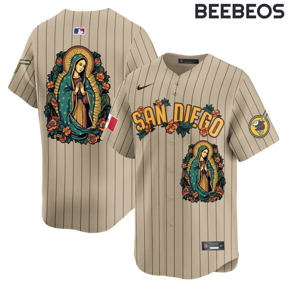 San Diego Padres Mexico Guadalupe Baseball Jersey