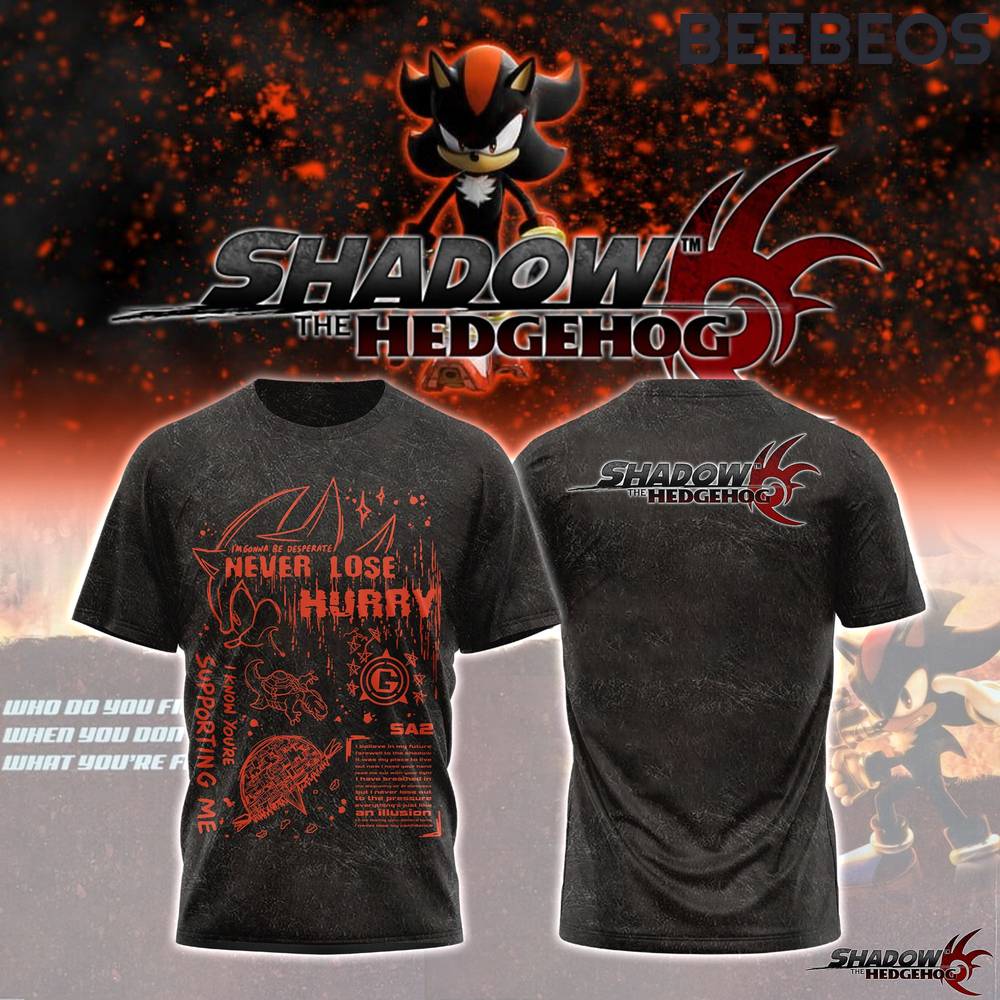 Shadow Sonic The Sonic Movie 3 Tee