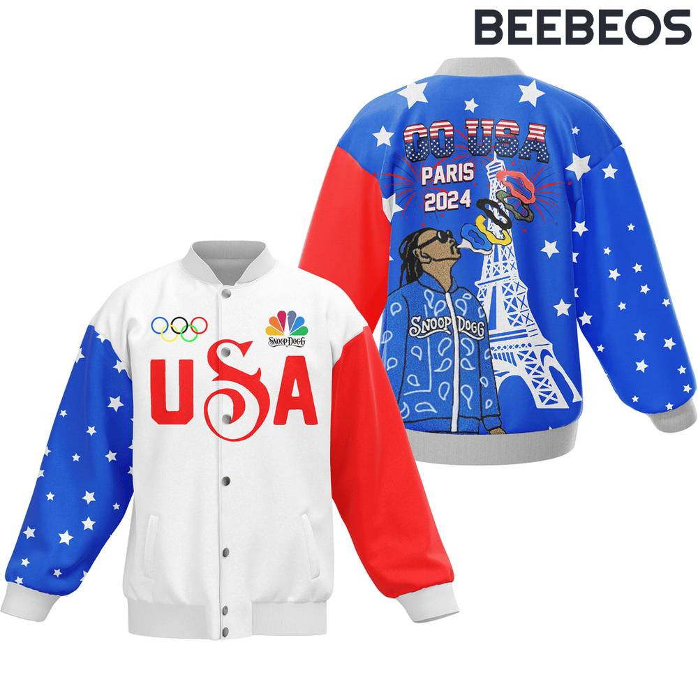 Snoop Dogg x Olympics Paris 2024 Baseball Jacket