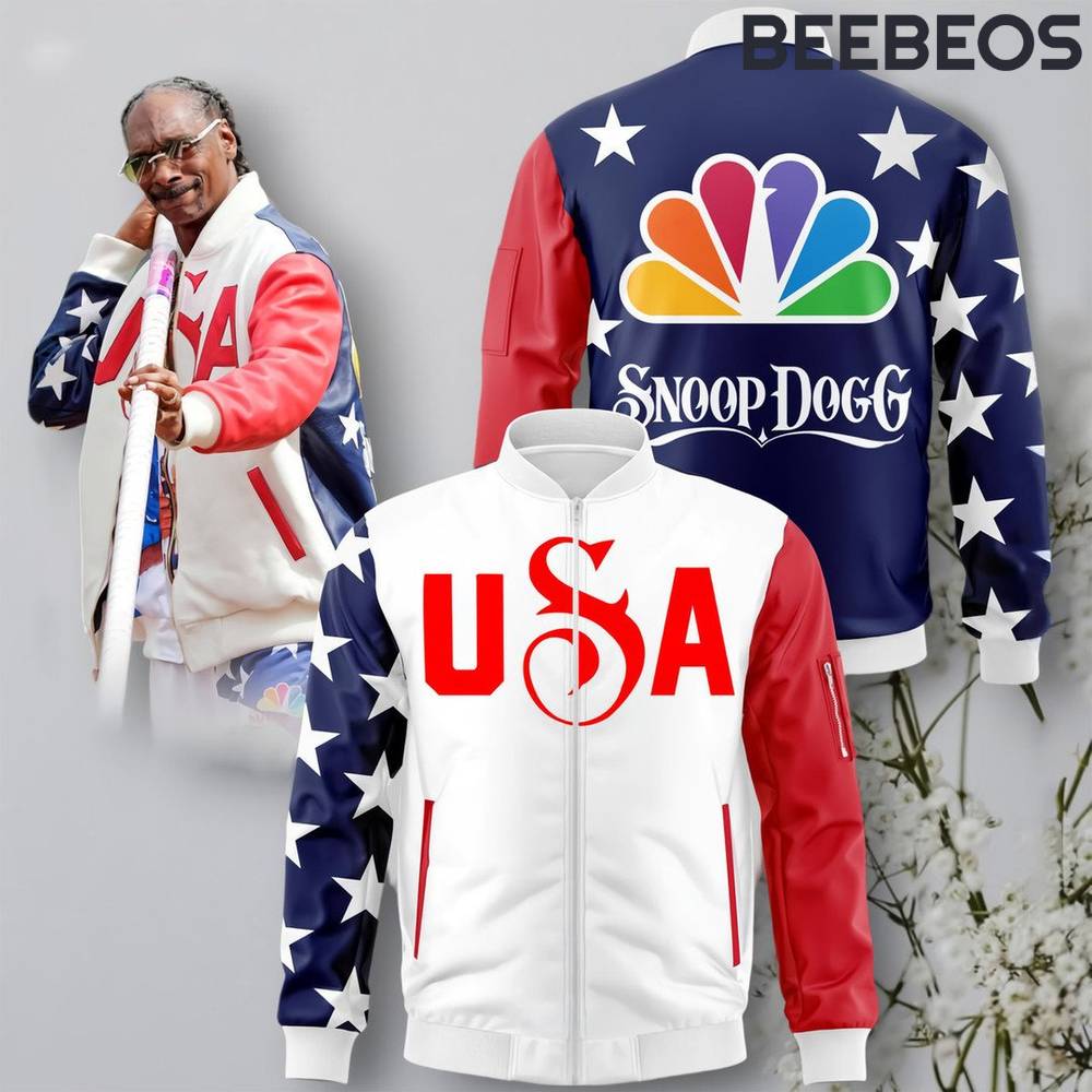 Snoop Dogg x Olympics Paris 2024 Bomber Jacket