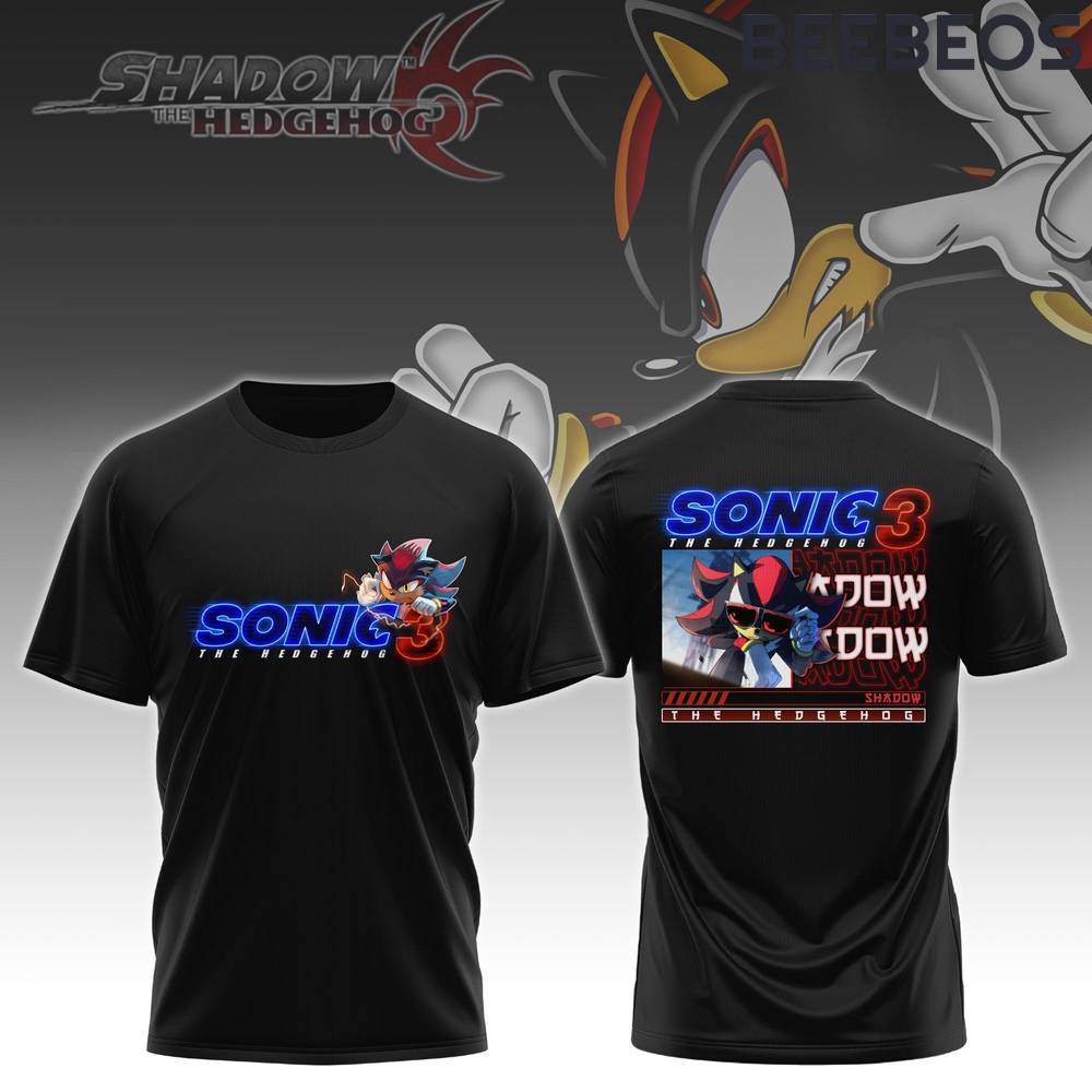 Sonic the Hedgehog 3 Black Tee