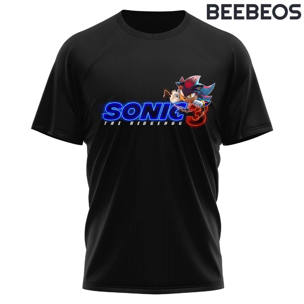 Sonic the Hedgehog 3 Black Tee