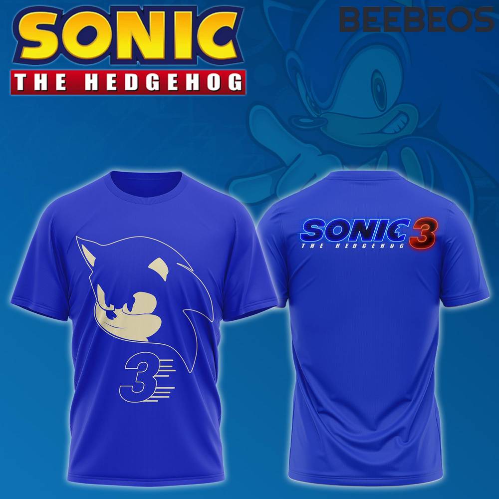 Sonic the Hedgehog 3 Black Tee