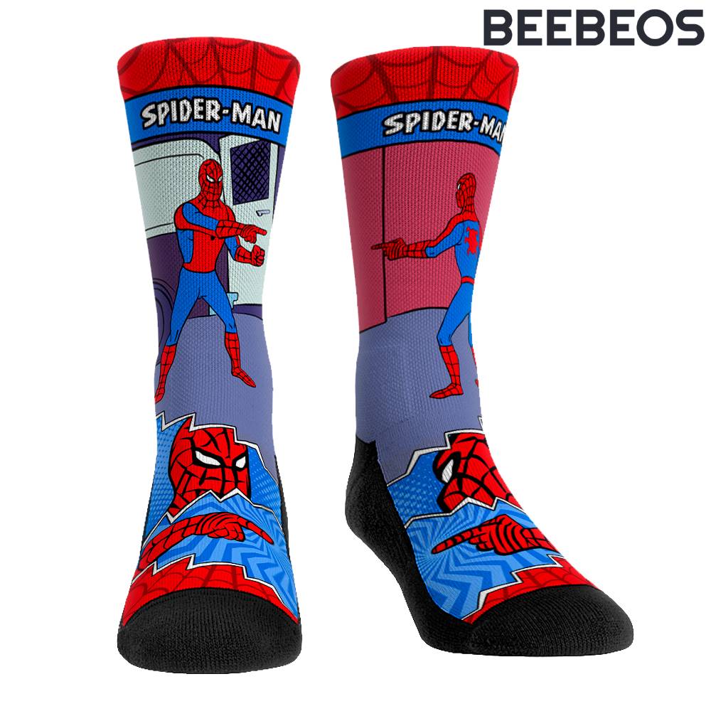 Spiderman Pointing Meme Crew Socks