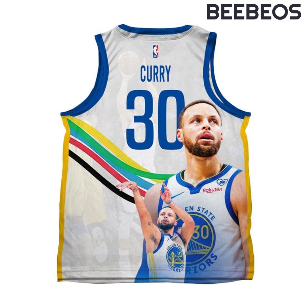 Stephen Curry Golden State Warriors Paris 2024 Basketball Jersey Shorts