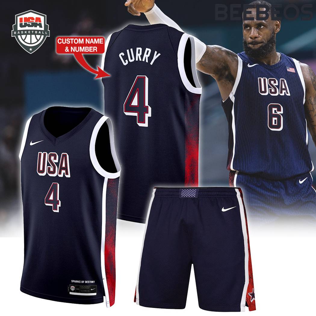 Stephen Curry USA Basketball Olympic Team Basketball Jersey Shorts