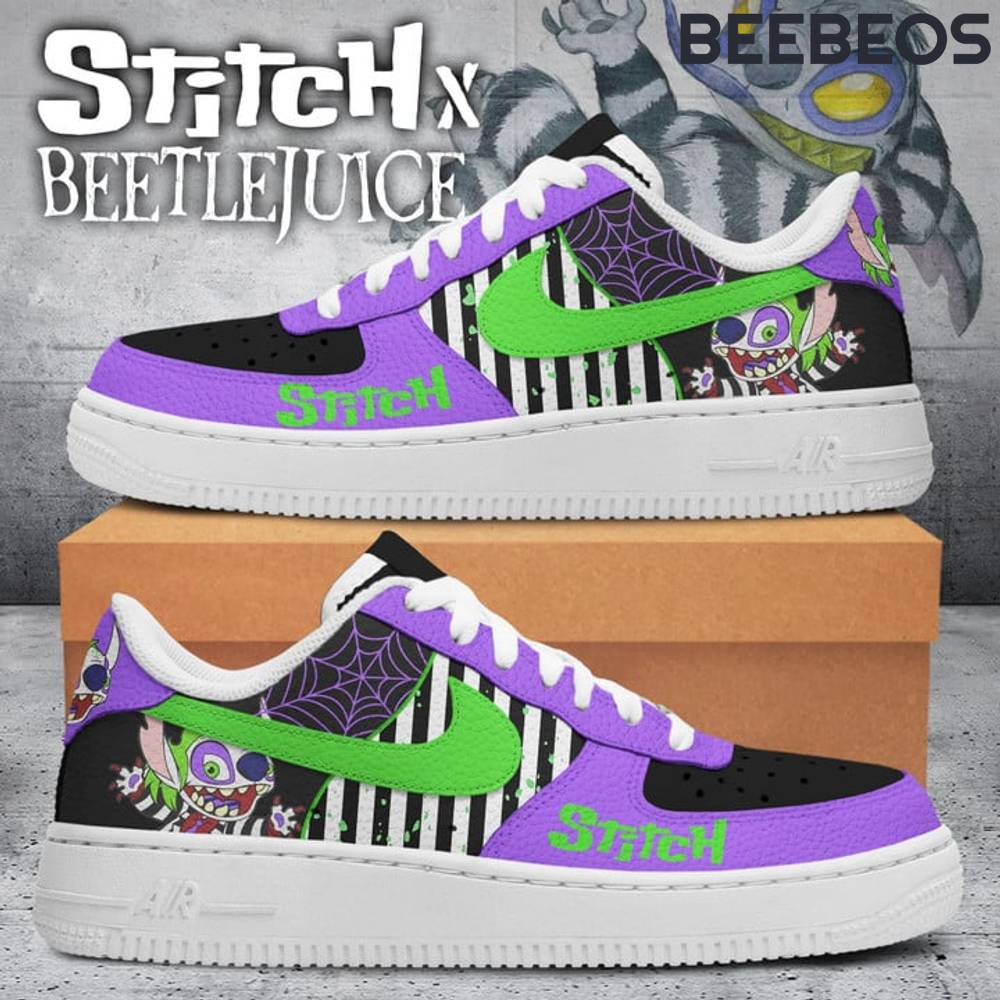 Stitch Beetlejuice Air Force 1