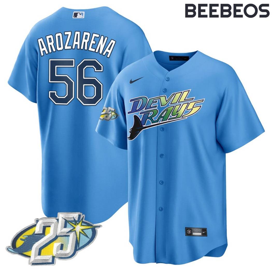 Tampa Bay Rays 25th Anniversary Baseball Jersey