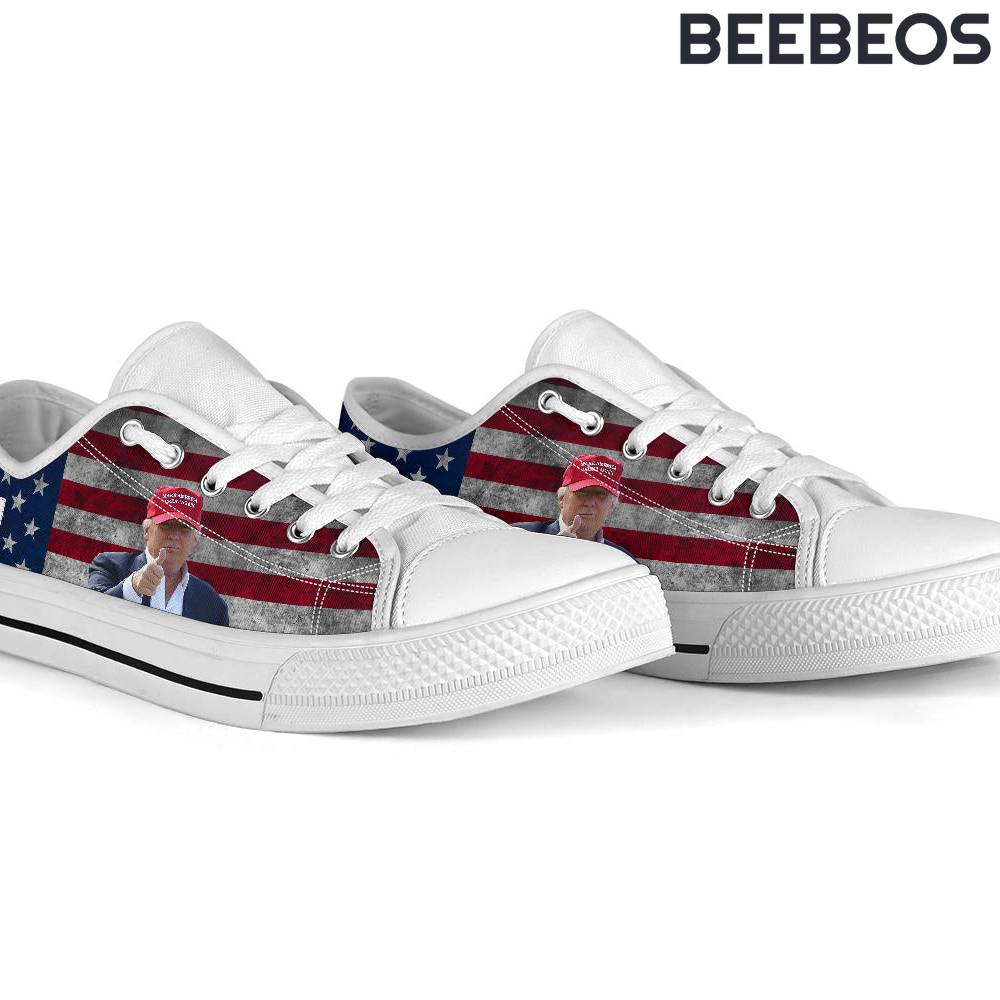 Trump Make American Great Again Canvas Shoes