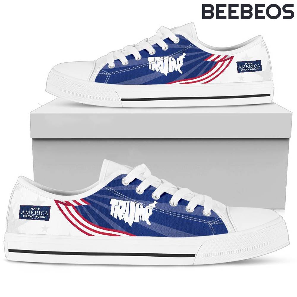 Trump Nation Make American Great Again Canvas Shoes