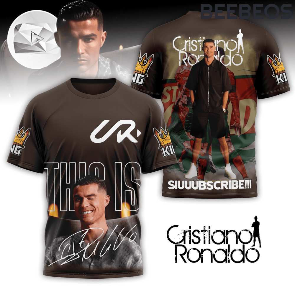 UR Cristiano Ronaldo Siuuuscrible T-Shirt