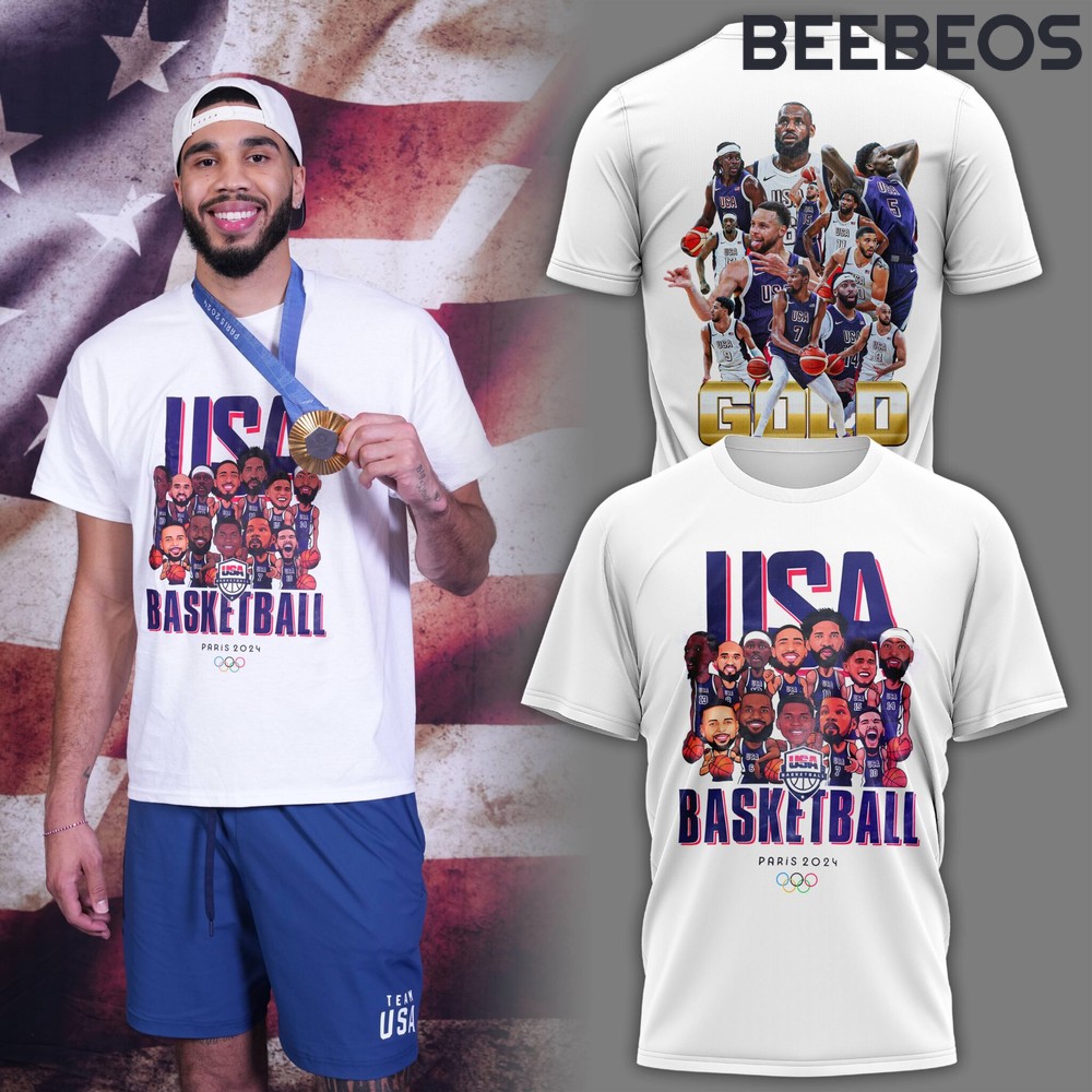 USA Basketball Men’s National Olympic Team Gold Medal 2024 Shirt