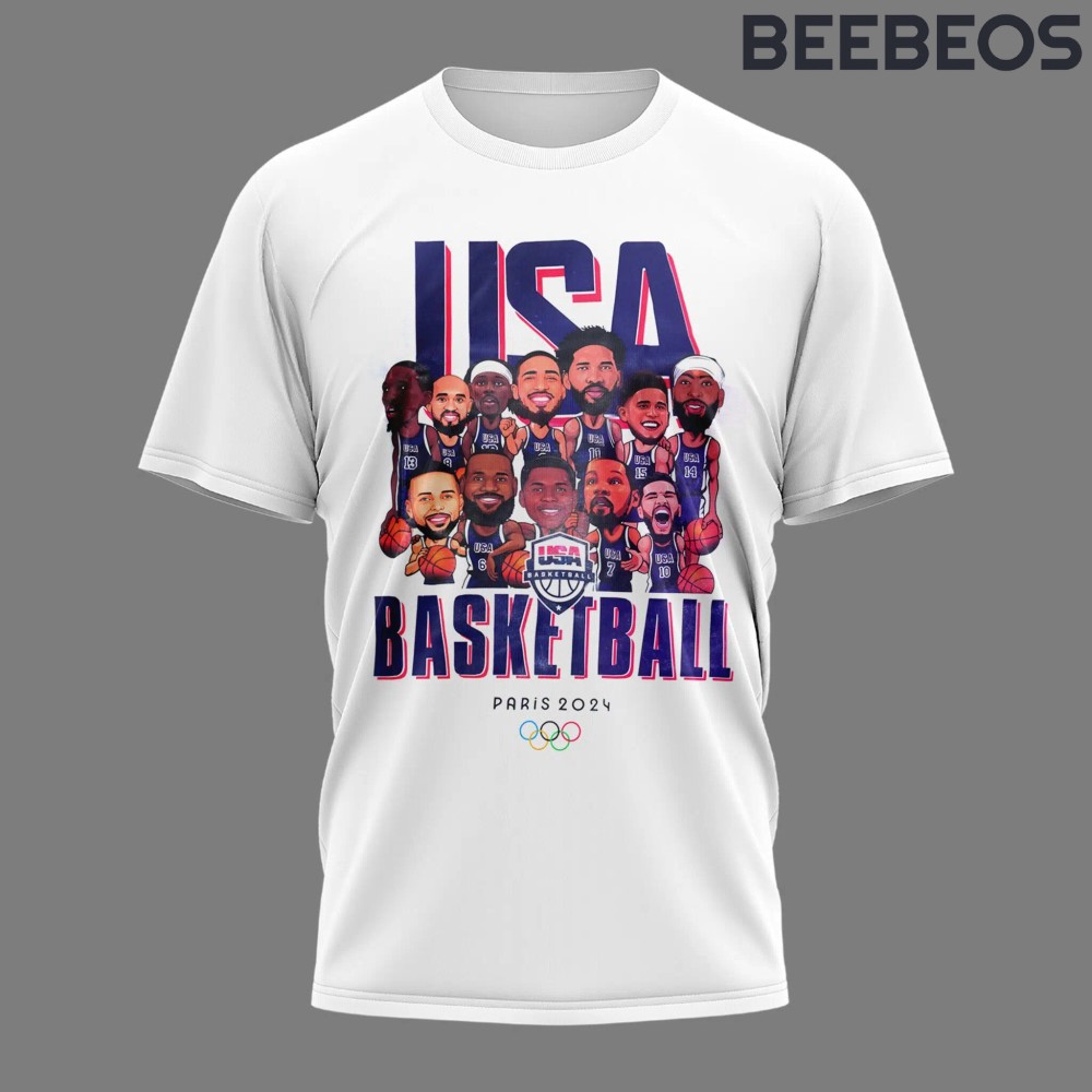 USA Basketball Men’s National Olympic Team Gold Medal 2024 Shirt