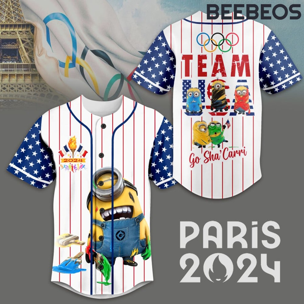 USA Olympic Team x Minions Baseball Jersey