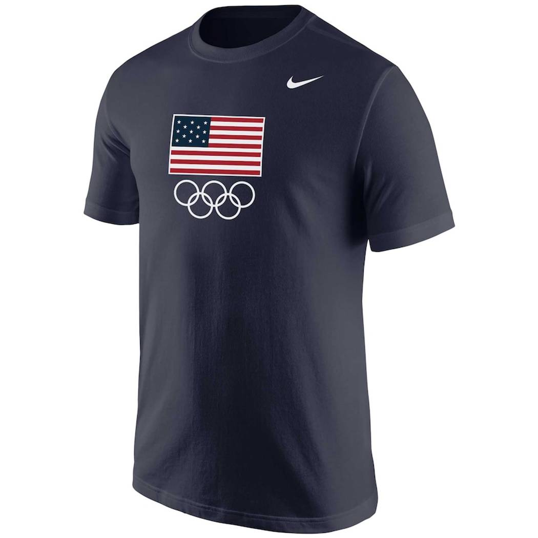 USA Team Olympic Rings Core T-Shirt