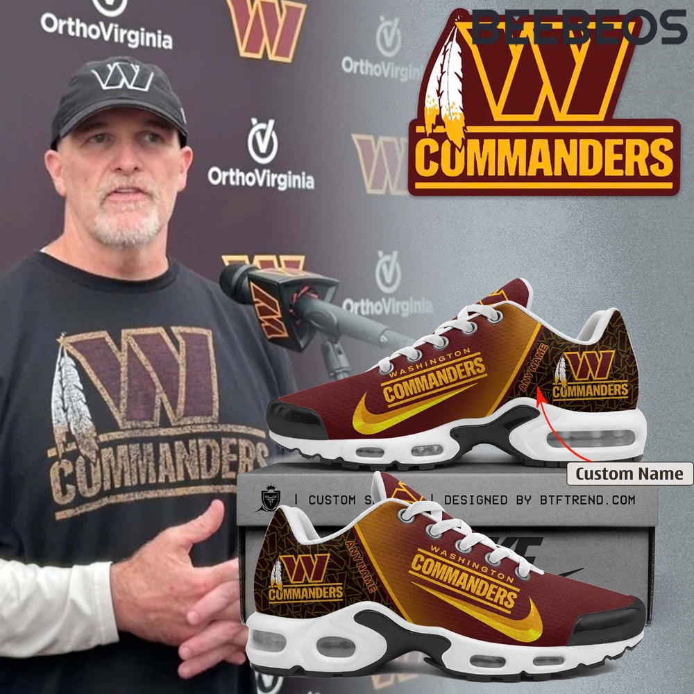 Washington Commanders Personalized Air Max Shoes