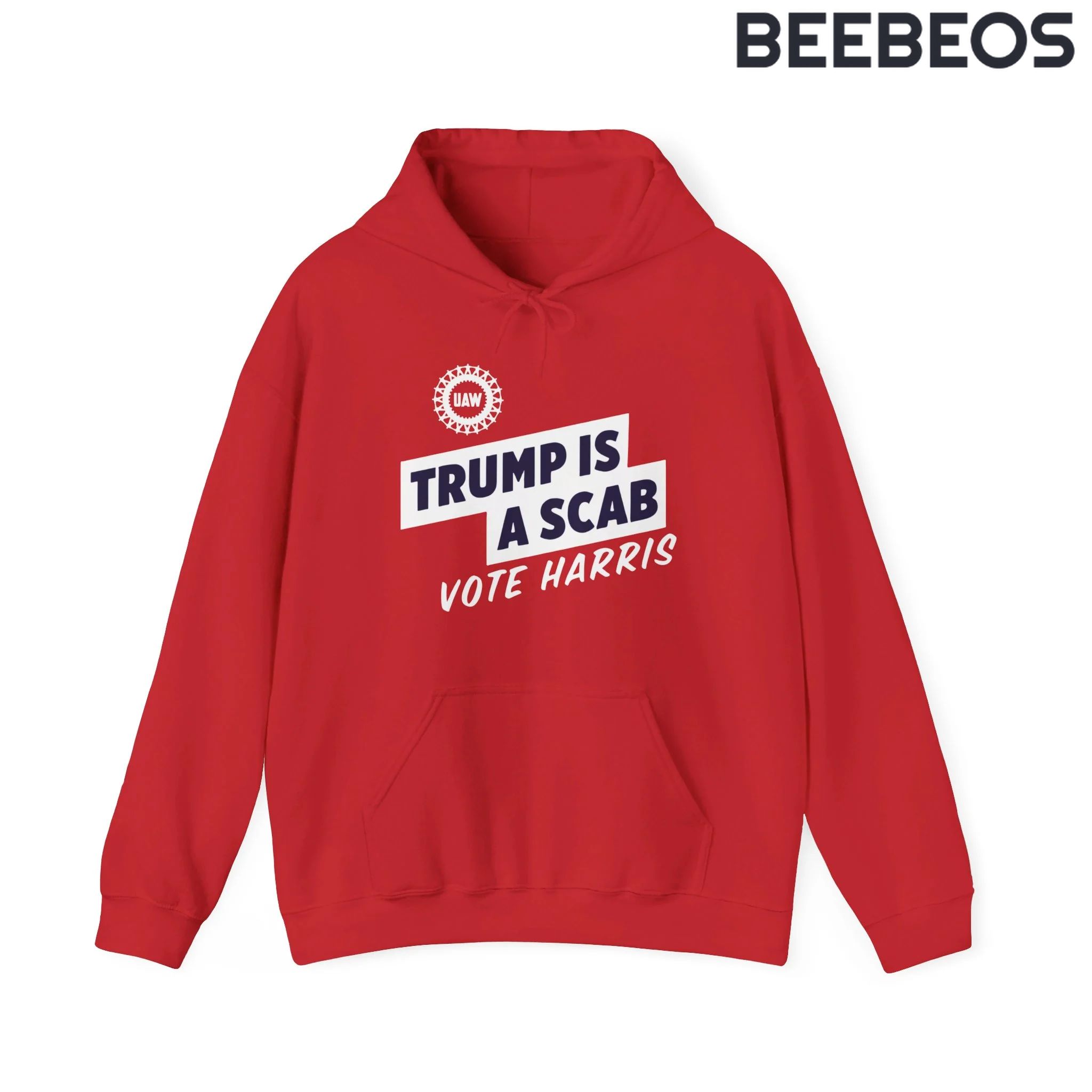 Trump is a Scab Vote Harris Hoodie