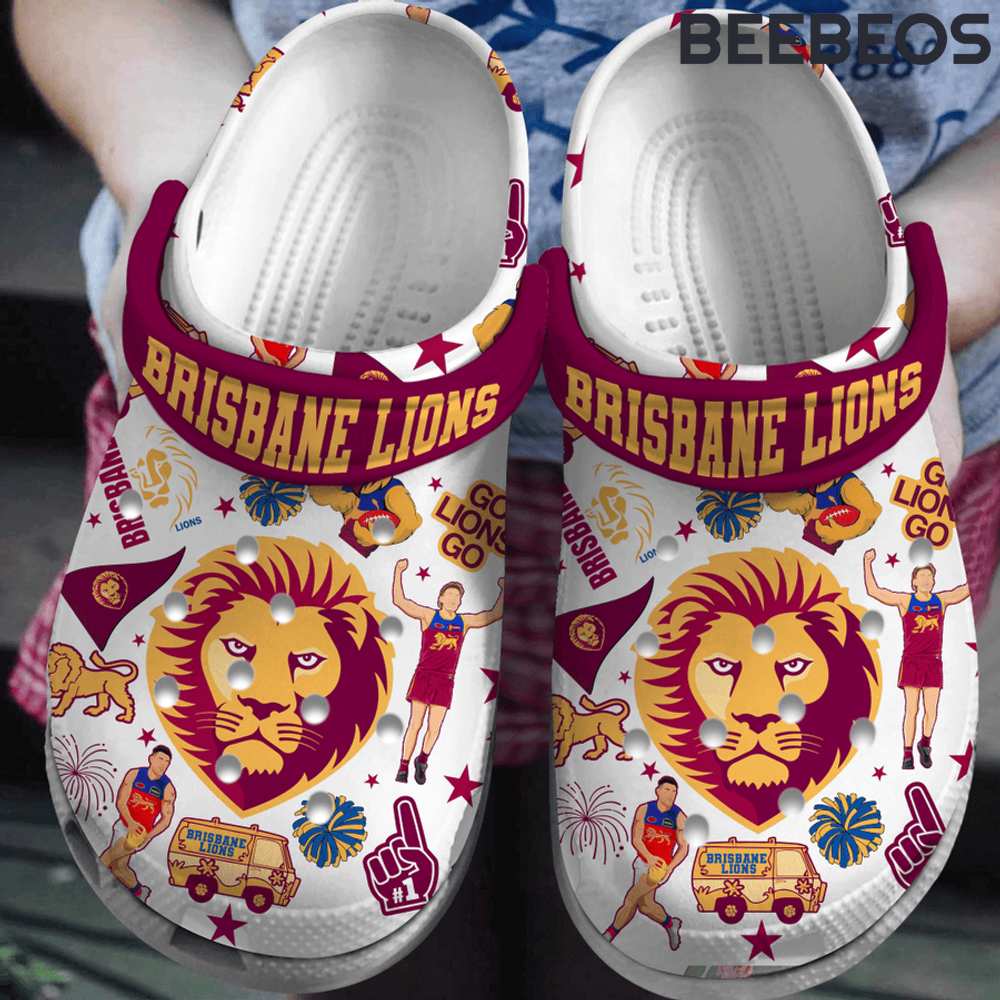 AFL Brisbane Lions Crocs Shoes