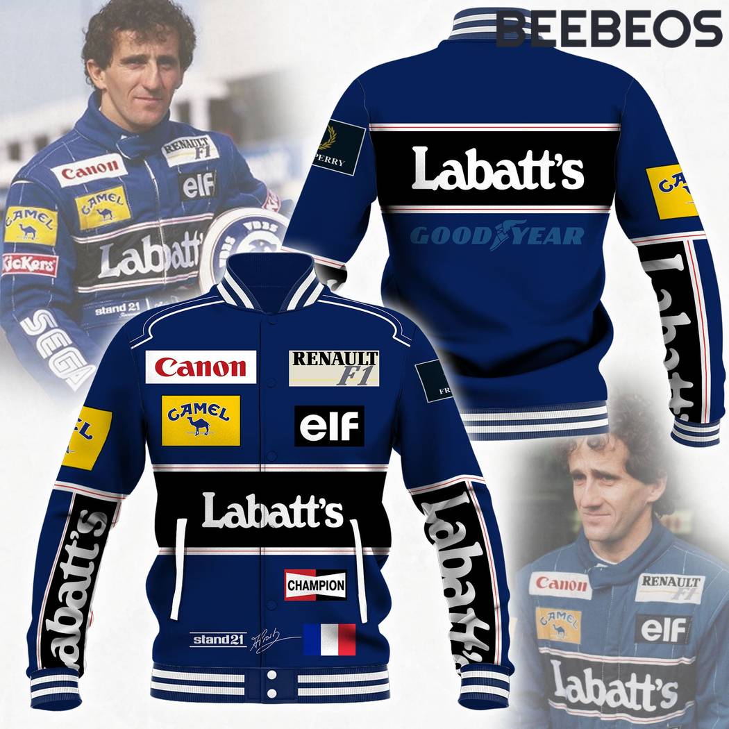 Alain Prost Racing Legend Varsity Jacket