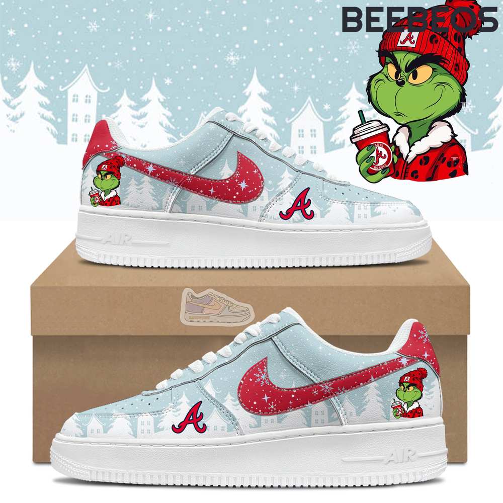 Atlanta Braves Grinchmas Air Force 1