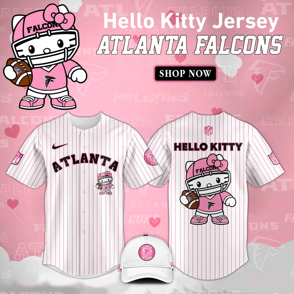 Atlanta Falcons NFL Hello Kitty Stripes Jersey