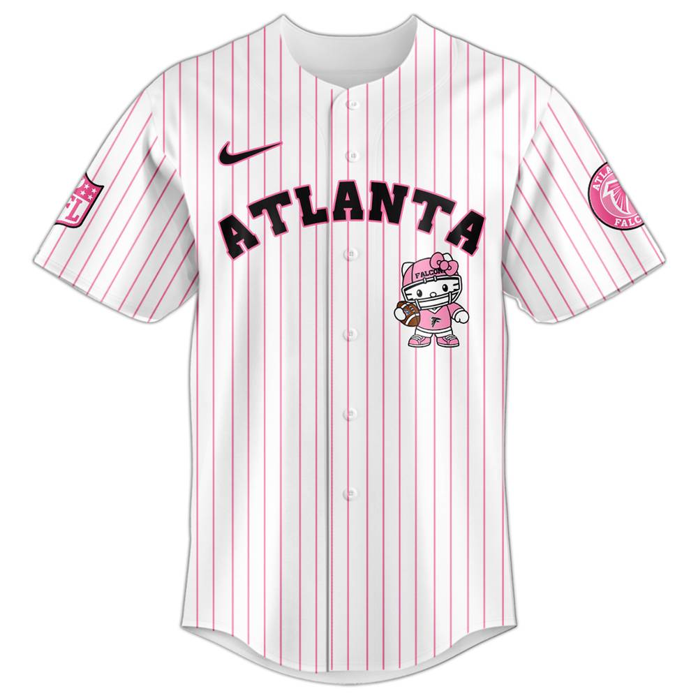 Atlanta Falcons NFL Hello Kitty Stripes Jersey