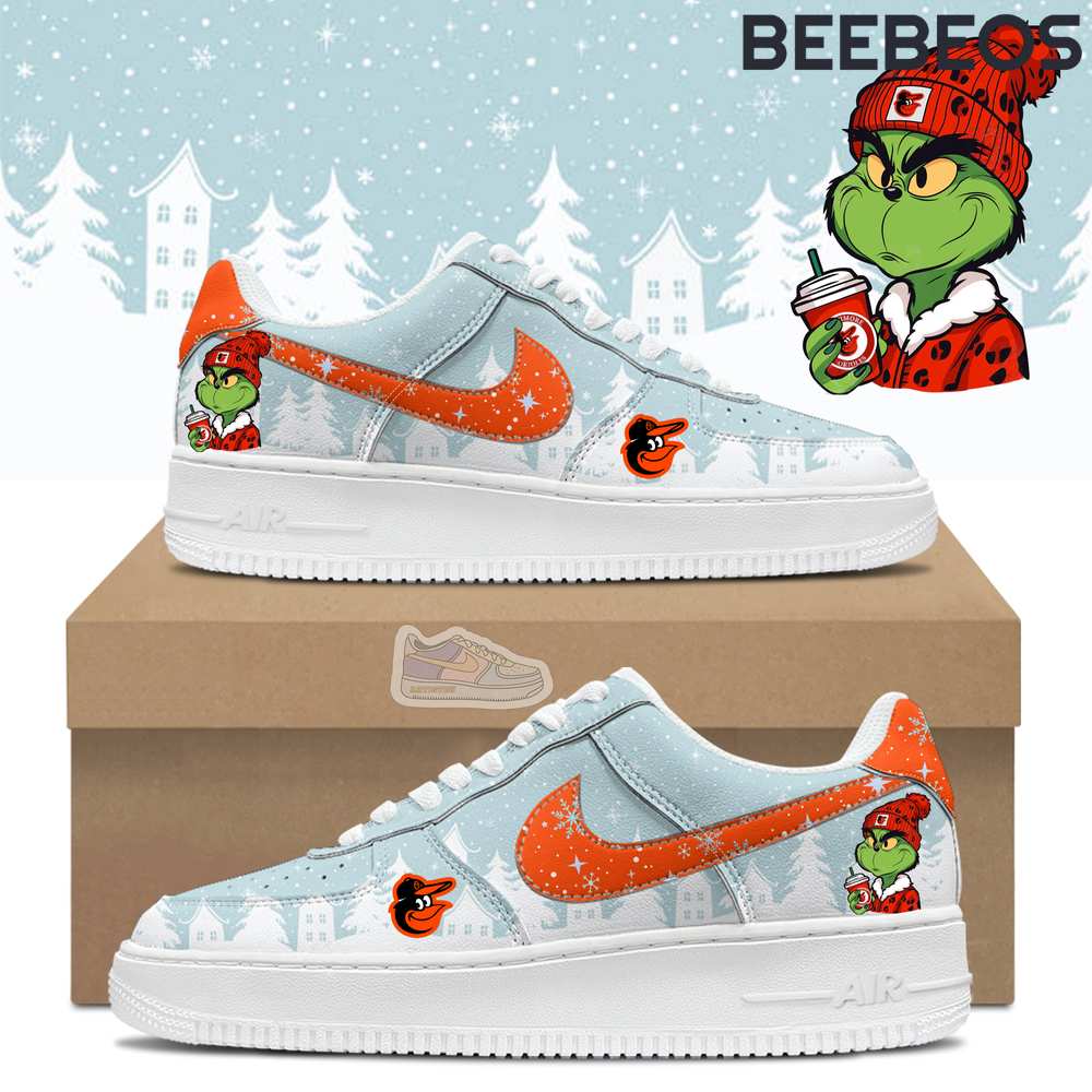 Baltimore Orioles Grinchmas Air Force 1