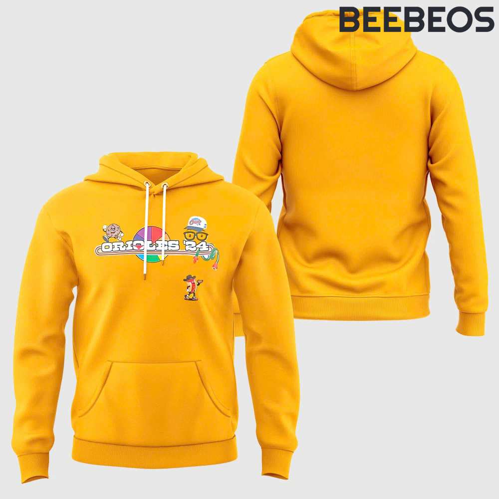 Baltimore Orioles “Oriols 24” Yellow Hoodie