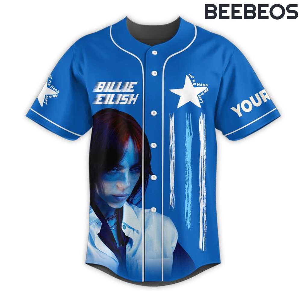 Billie Eilish The Tour 2024 Blue Jersey