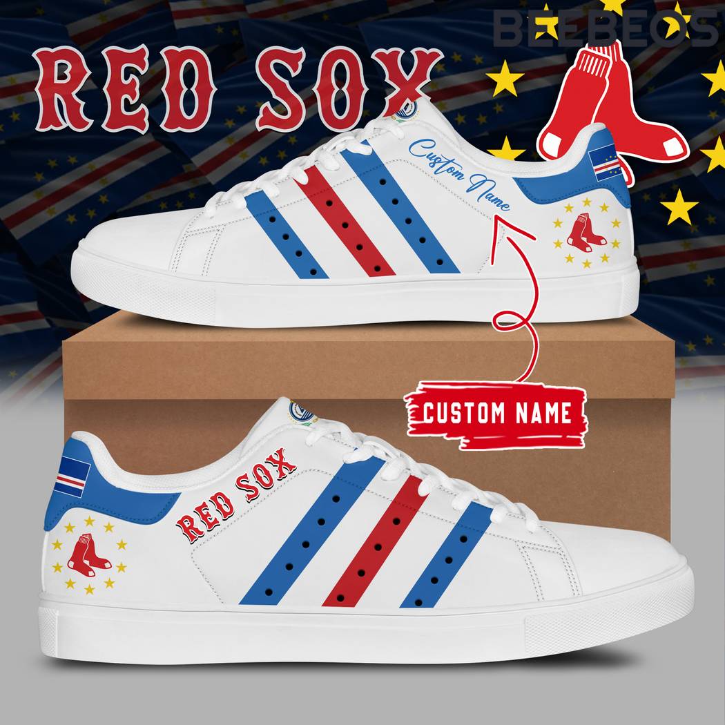 Boston Red Sox Cabo Verdean Celebration Stan Smith Shoes