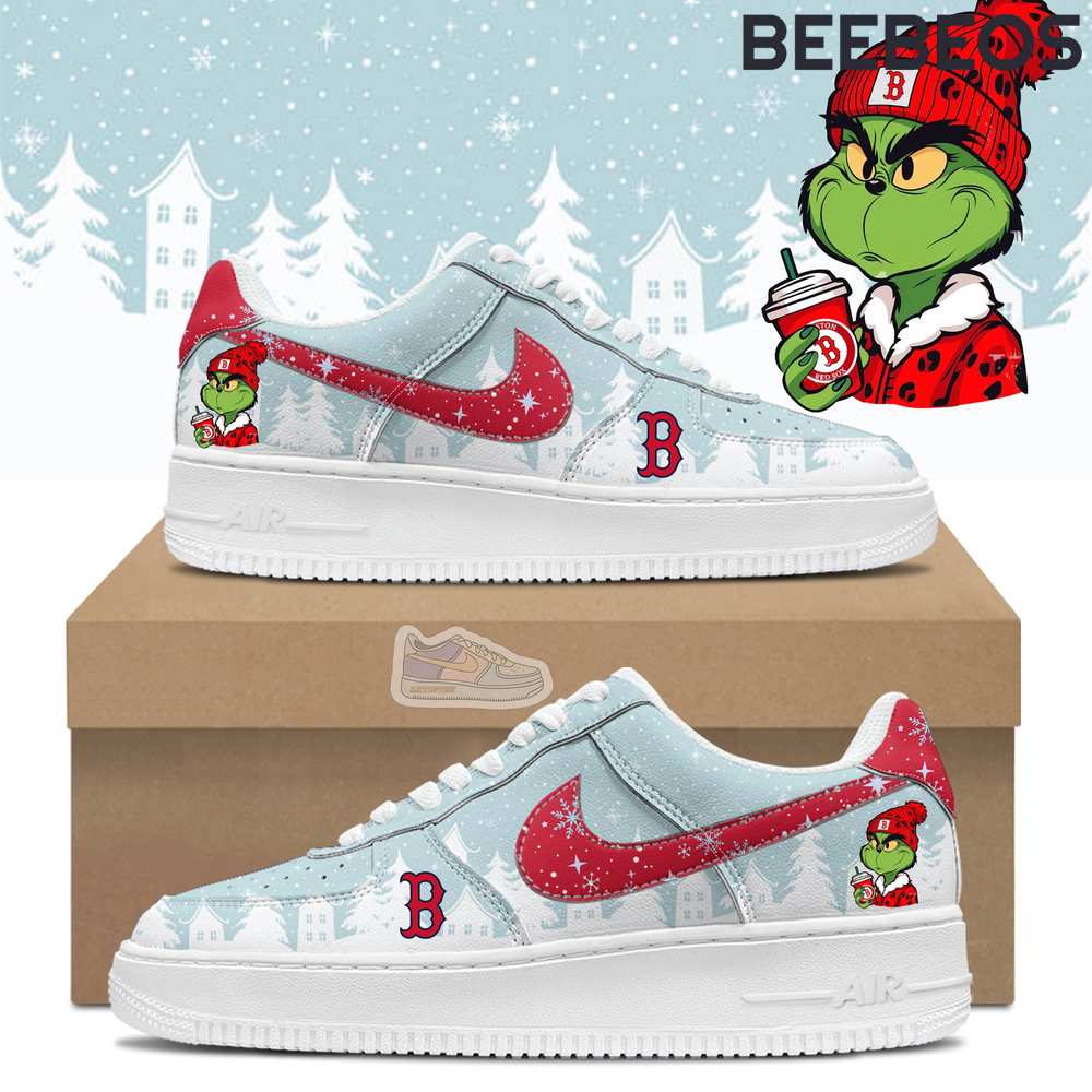 Boston Red Sox Grinchmas Air Force 1