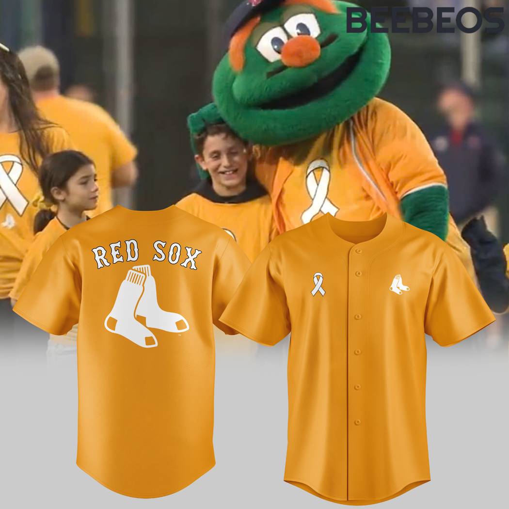 Boston Red Sox Honoring Childhood Cancer Awareness Month Jersey