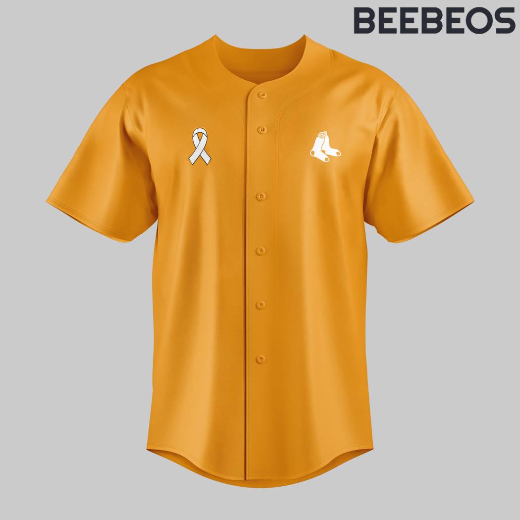 Boston Red Sox Honoring Childhood Cancer Awareness Month Jersey