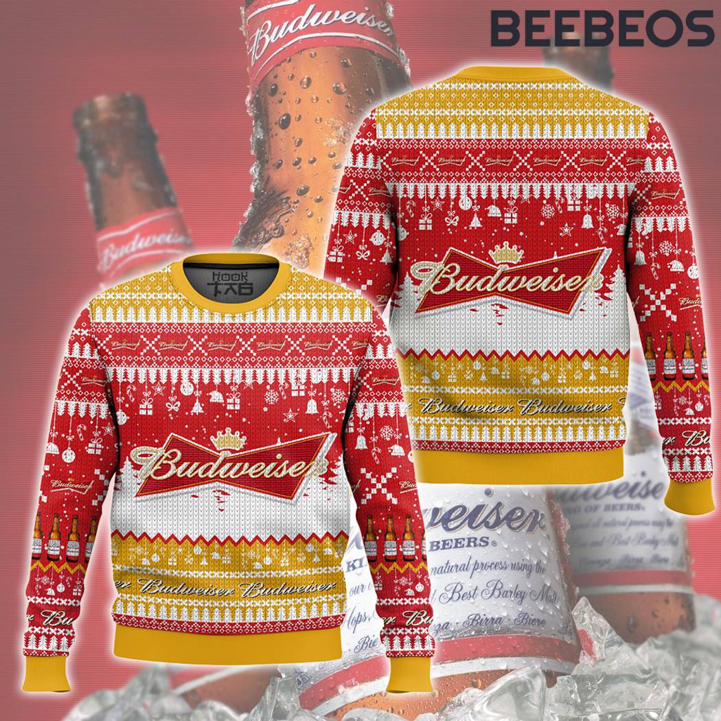 Budweiser Beer Ugly Sweater