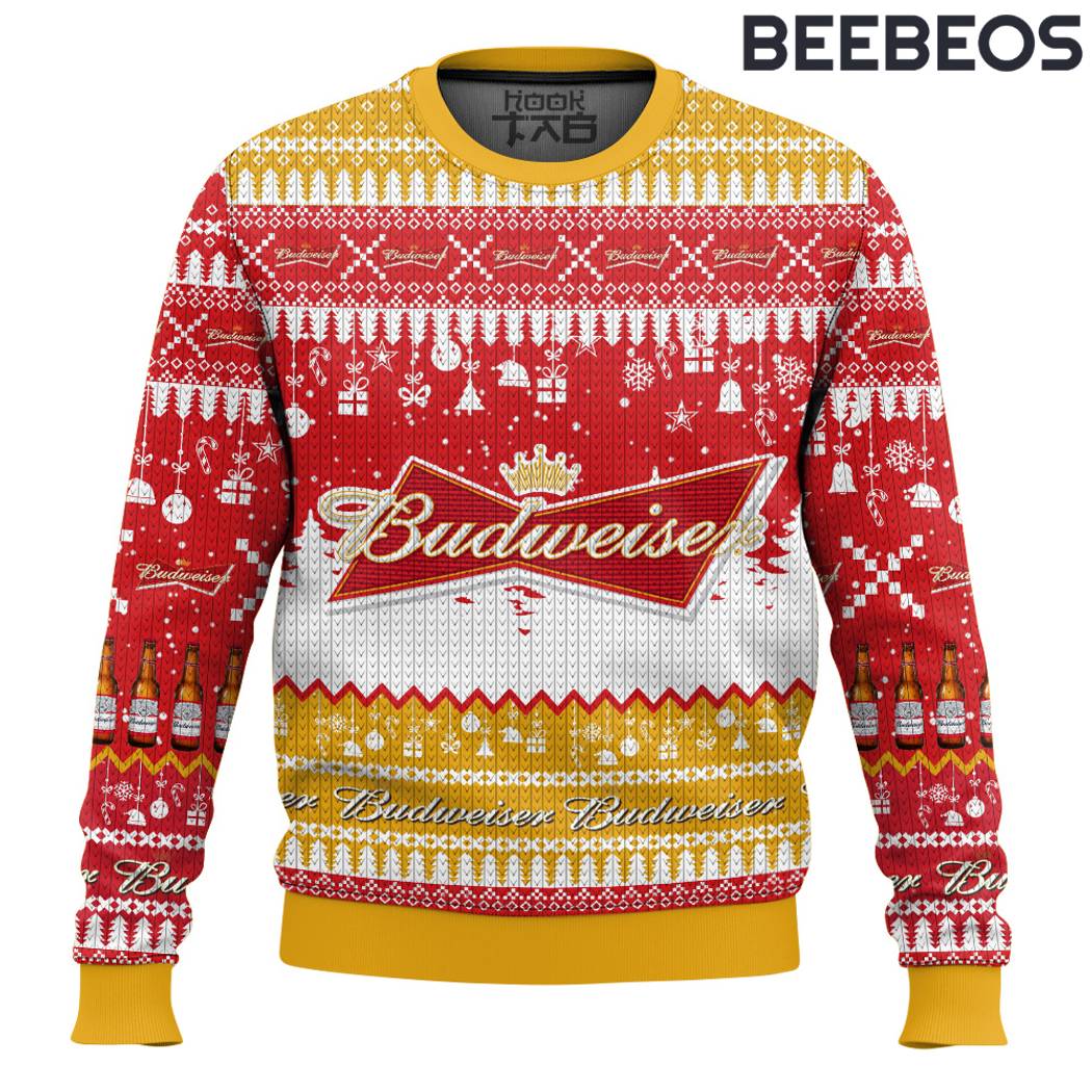 Budweiser Beer Ugly Sweater