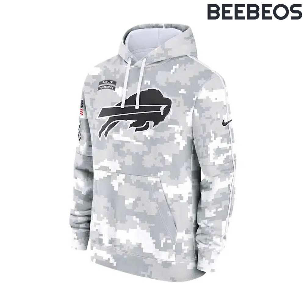 Buffalo Bills Arctic Camo 2024 Salute to Service Hoodie