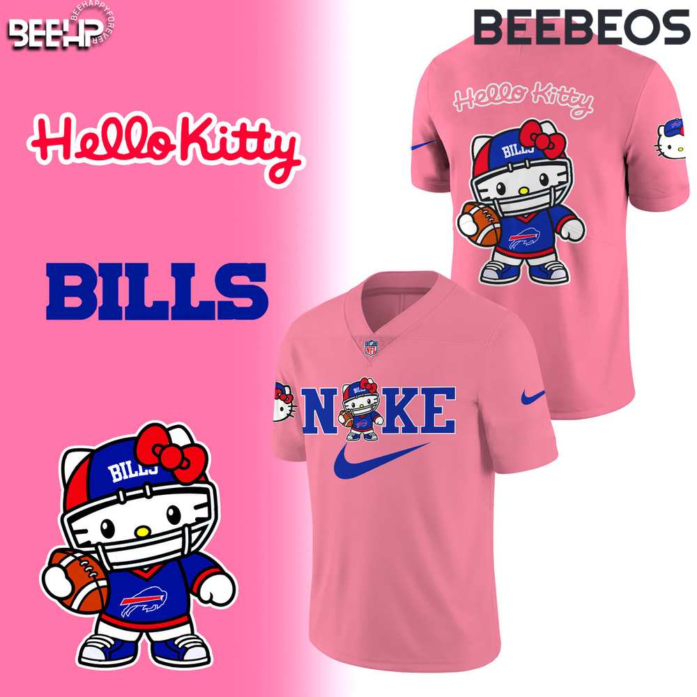 Detroit Lions Hello Kitty Pink Jersey