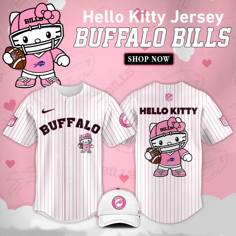 Carolina Panthers NFL Hello Kitty Stripes Jersey